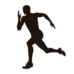 Running Silhouette