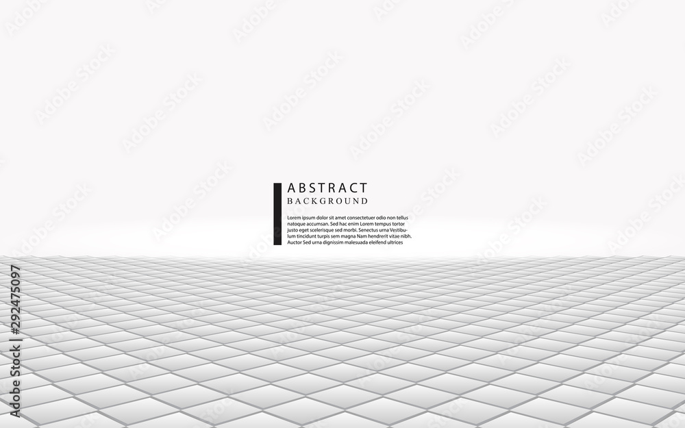 Poster abstract white and gray background with square pattern. modern vector design template for use elemen