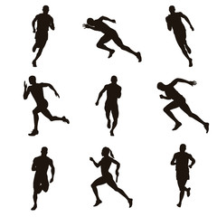 Running Silhouettes