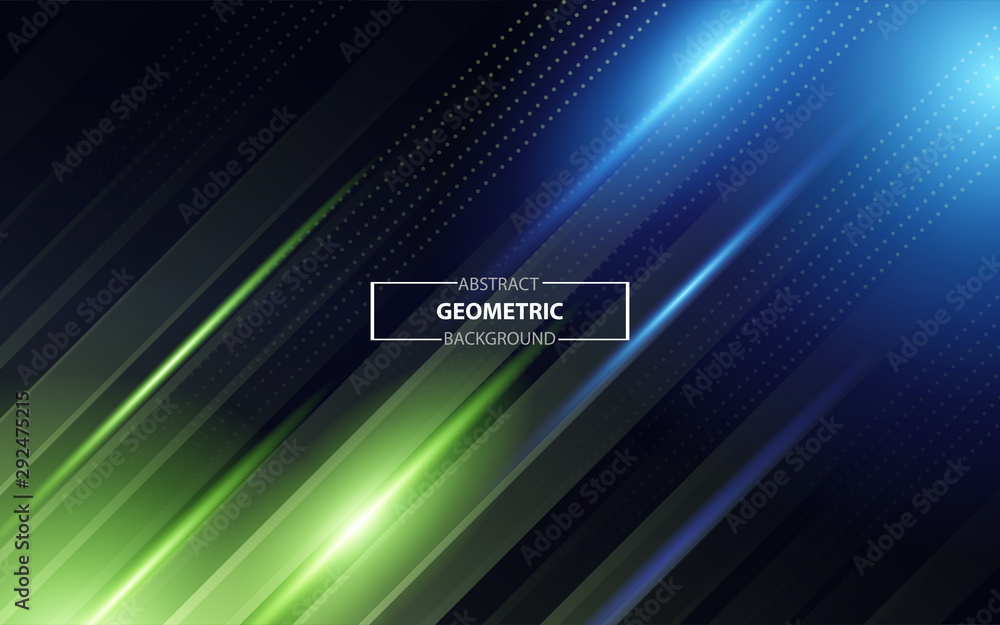 Poster trendy gradient background with lighting effect. modern vector design template for use element cover