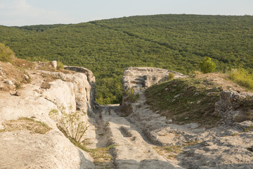 Eski-Kermen is a medieval fortress city in the South-Western part of the Crimean