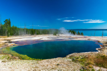 Black Pool, West Thumb Geyser Basin, Yellowstone National Park