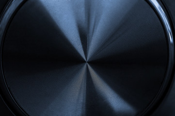 Abstract techno background. Macrophoto of headphones.