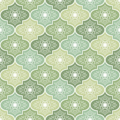 Ornamental floral ogee pattern