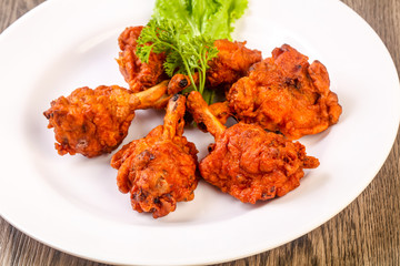 Chicken lollipops