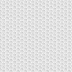 Golf ball texture. White honeycomb background.