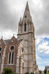 Fototapeta na wymiar Saint-Philbert-de-Grand-Lieu. Eglise paroissiale. Loire-Atlantique. Pays de Loire