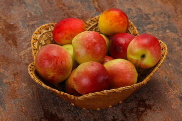 Sweet tasty fresh ripe apricots