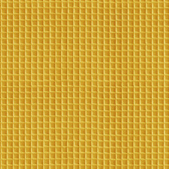 Golden waffle cake seamless texture or background