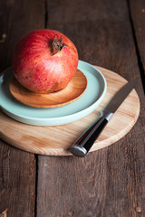 beautiful big pomegranate