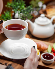 A cup of black tea