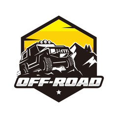 Off road logo vector © Vandhira