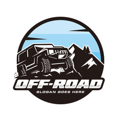 Off road logo vector © Vandhira