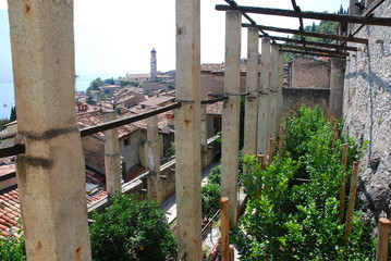 Limone sul Garda - italienische Gemeinde am Westufer des Gardasees in der Provinz Brescia in der Lombardei 