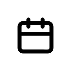 Calendar icon Reminder vector isolated on background. Trendy sweet symbol. Pixel perfect. illustration EPS 10. - Vector