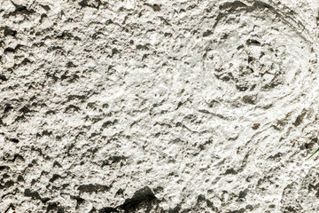 Top view and texture of cement.It looks like the surface of the moon.