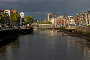 Obraz premium Dublin city rainbal