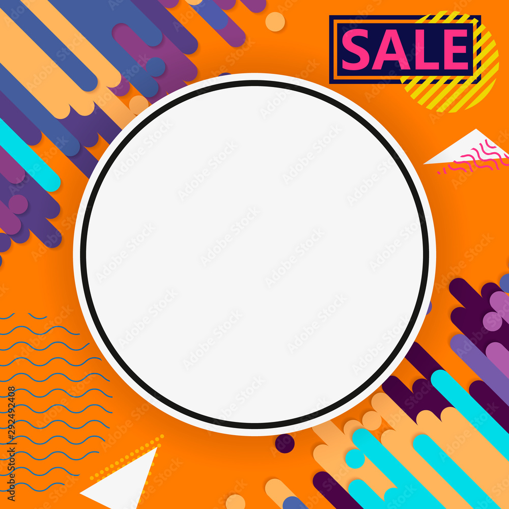 Leinwandbilder vector of abstract geometric pattern and background