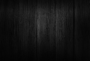 Black wood texture background coming from natural tree. The wooden panel has a beautiful dark pattern that is empty.