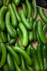 Cucumber Vegetables Full Frame close up