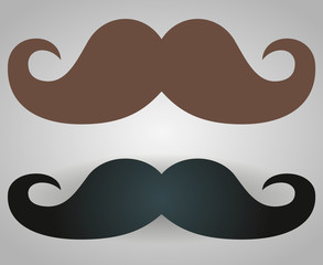 Italy mustache icon. Simple illustration of italy mustache vector icon for web