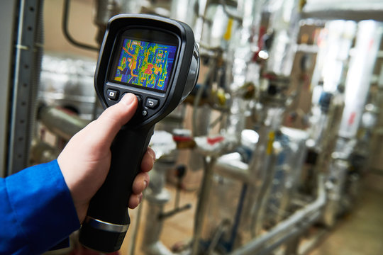 thermal imaging inspection of water pump equipment