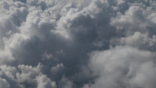 Vista aerea di nuvole