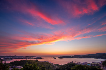 Fototapeta premium 長崎の夕陽