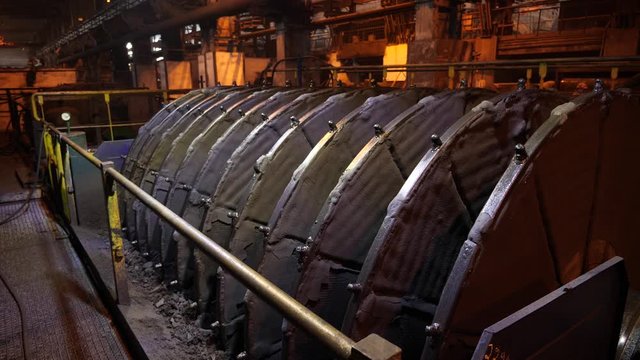 Ore processing plant. Production of iron ore concentrate using a vacuum filter.