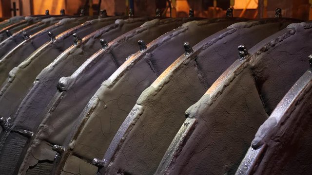 Ore processing plant. Production of iron ore concentrate using a vacuum filter.