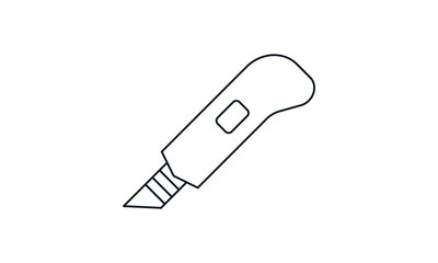 Paper cutter icon for trimming documents