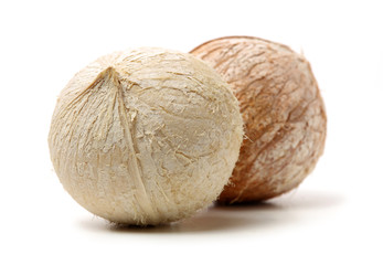 Coconut isolated on white Background 