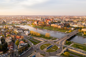 Kraków / aerial view