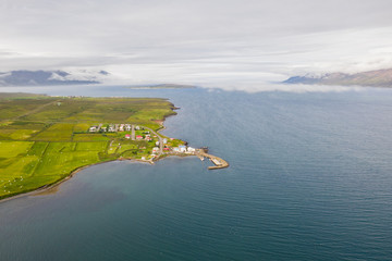 Hauganes aerial view