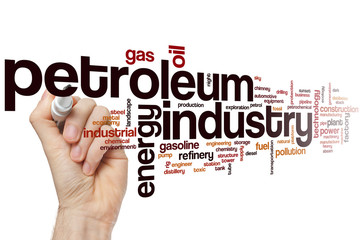 Petroleum industry word cloud