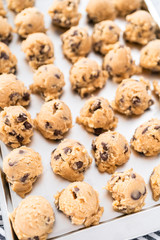 Baking cookies