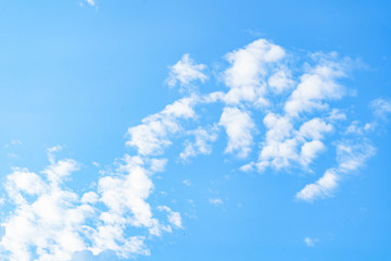 Blue sky and clouds