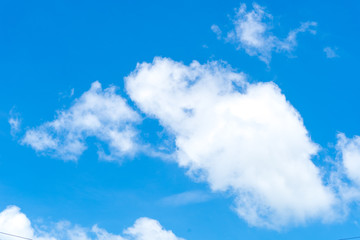 Blue sky and clouds