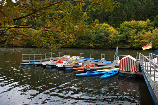Kanu- und Tretbootverleih am Staubecken Heimbach, Eifel