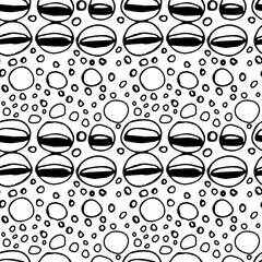 repeat caviar pattern with bubbles and bleb