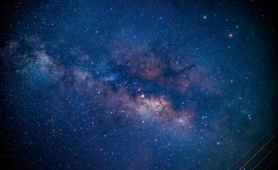Obraz na płótnie Canvas universe space shot of milky way galaxy 
