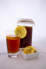 Kombucha second Fermented fruit tea, Probiotic food