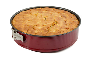 Kürbis Kuchen in Backform