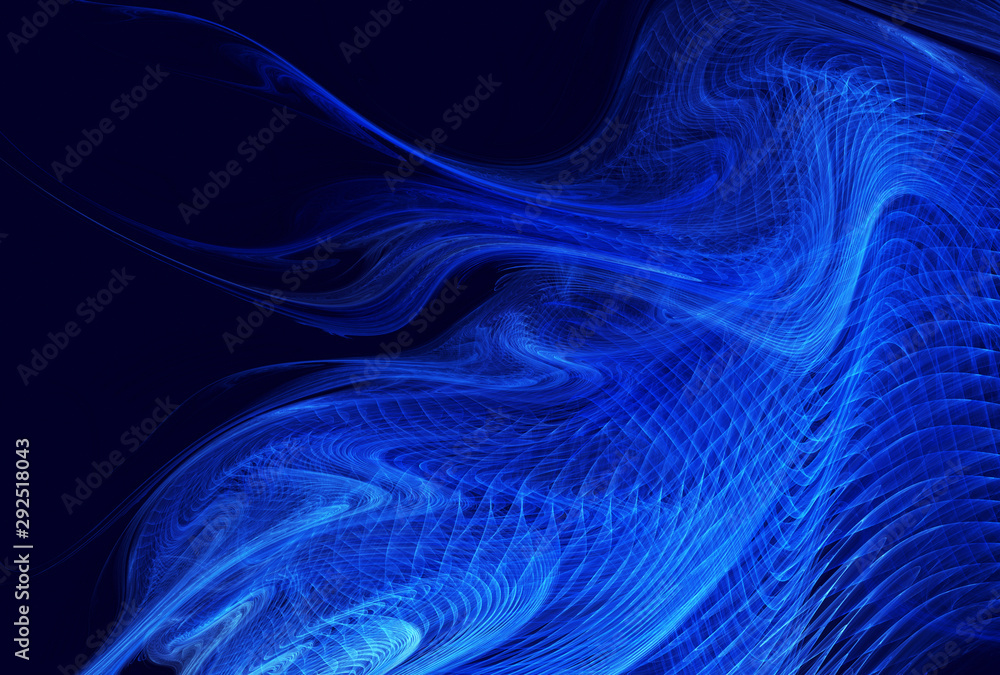 Poster abstract color dynamic background with lighting effect. fractal wavy. fractal art