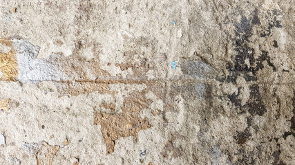 Old weathered painted wall background texture. Dirty peeled plaster walls. Abstract colorful cement wall texture and background, high quality image.