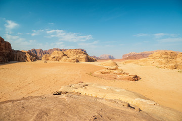 Fototapeta premium jordan wadi rum desert