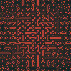 Truchet Random Pattern Generative Tile Art background illustration