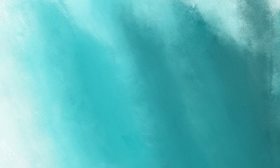 light sea green, pale turquoise and teal blue color painted background. broadly painted backdrop can be used as texture, background element or wallpaper