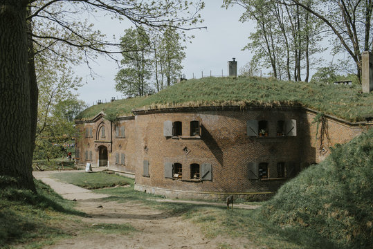 Defensive Fort of World War I. Gerhard's fort in Swinoujscie, Poland
