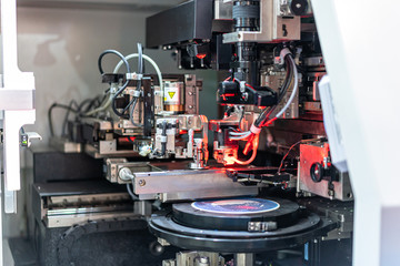 machine tool in factory